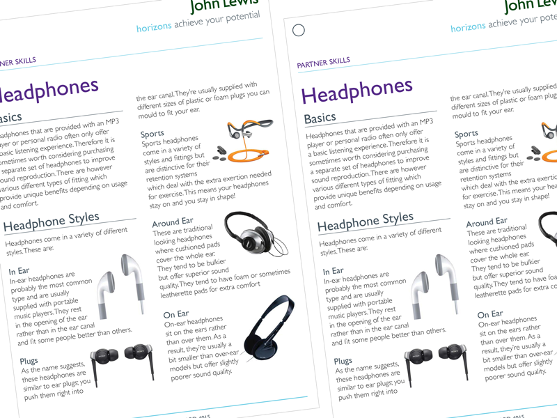 Strict brand guidelines for product learning guides