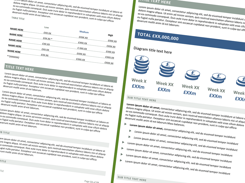 MICROSOFT Word print document can be artworked and designed to look&nbsp;professional
