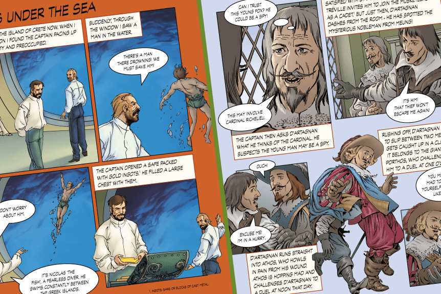 Freelance InDesign Artworker Resizes Classic Children's Graphic Novels
